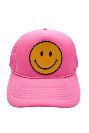 Neon Smiley Hat