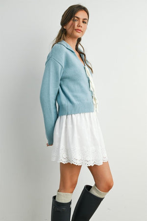 Bluebelle Bow Cardigan