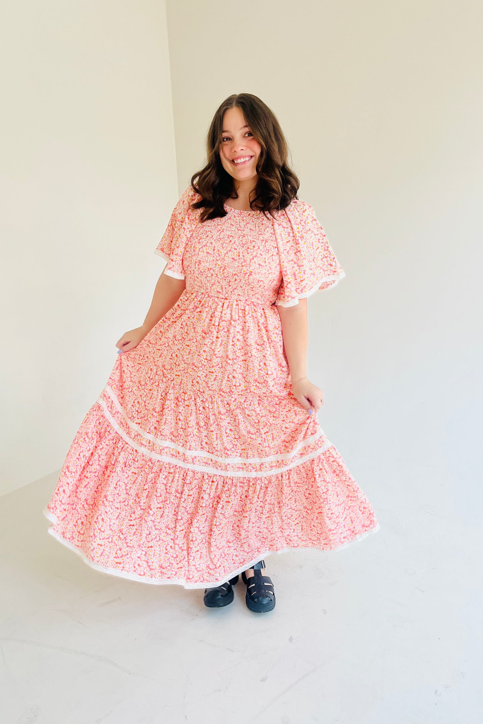 Flutter Sleeve Dress