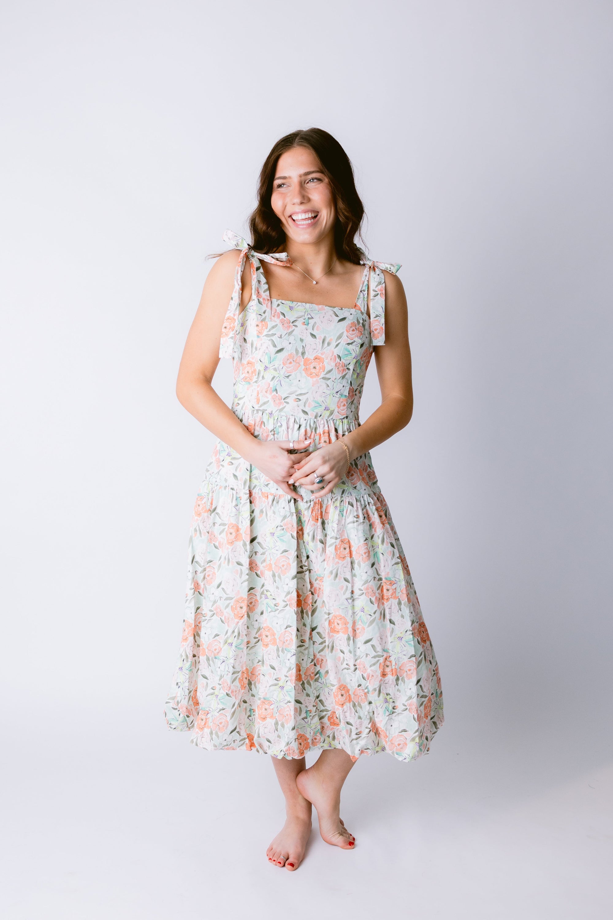 Brooke Bubble Hem Dress
