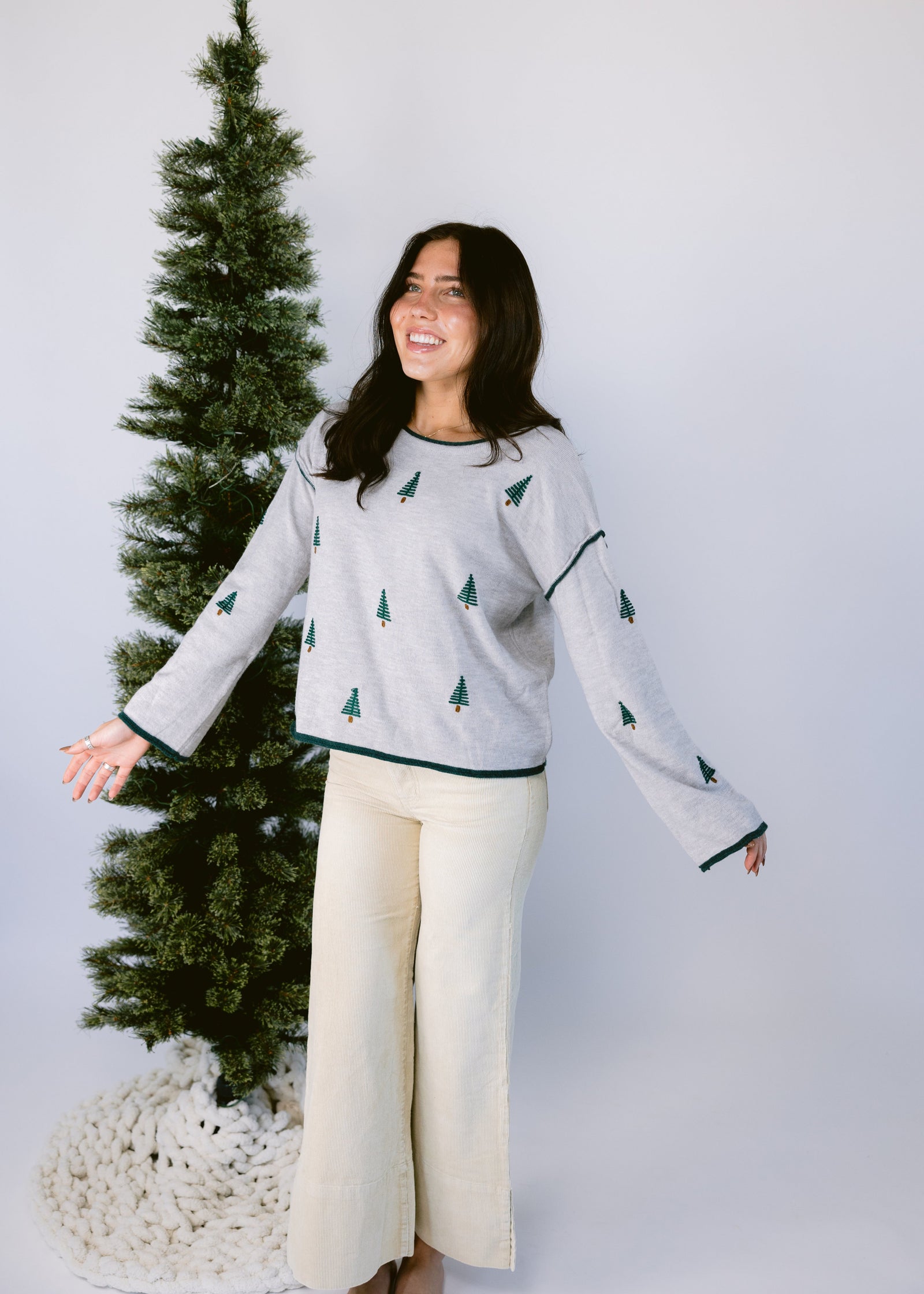 Tinsel Tree Sweater