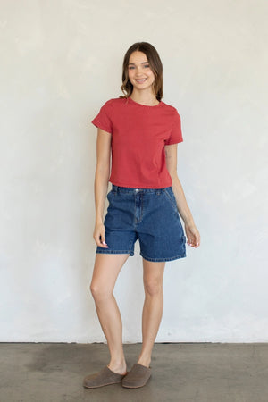 Red White and Cute Tee