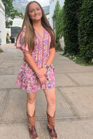 Pink Bloom Dress