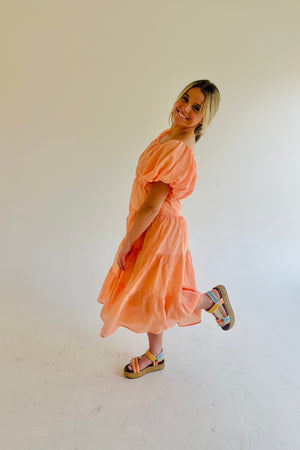 Peach City Dress