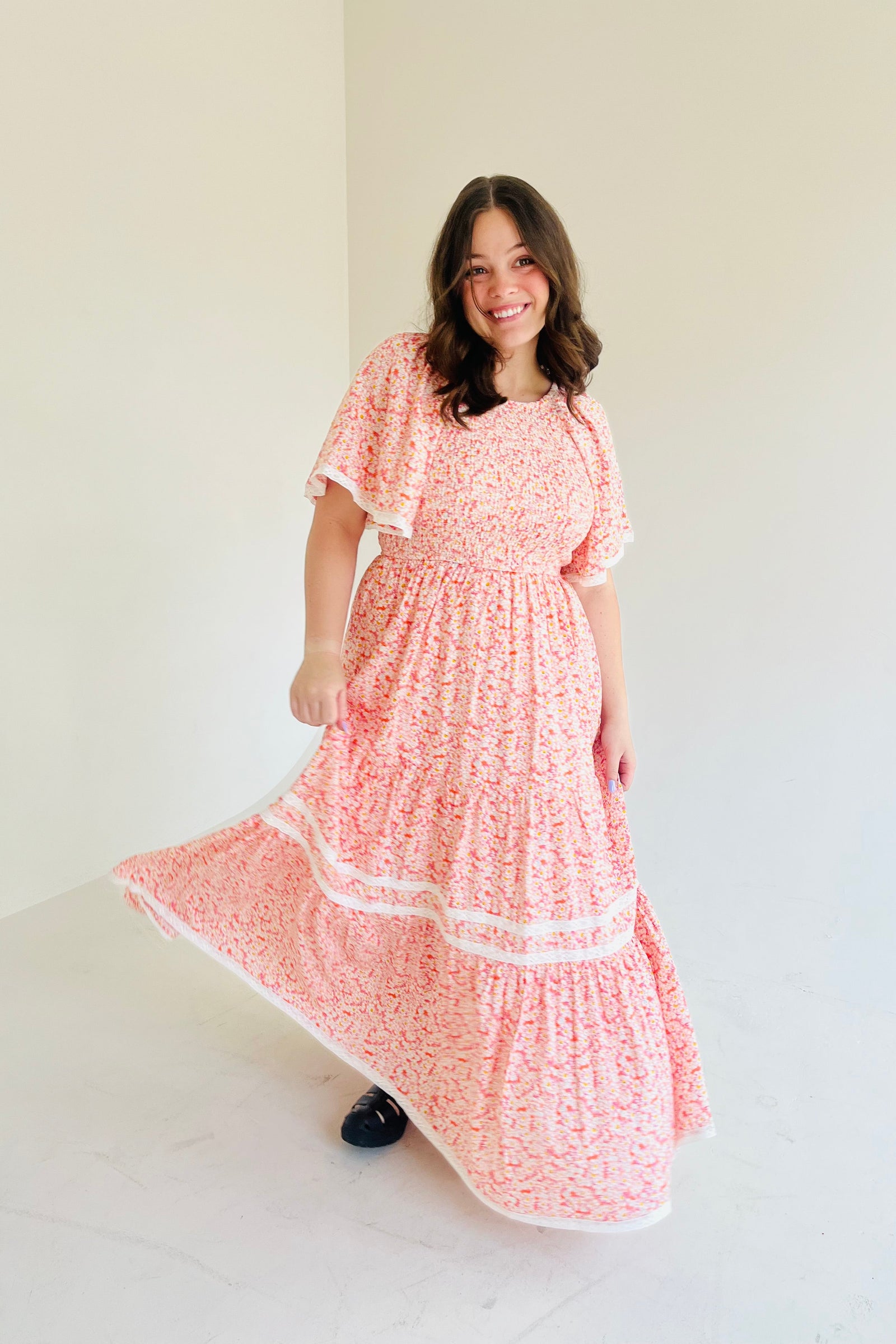 Flutter Sleeve Dress