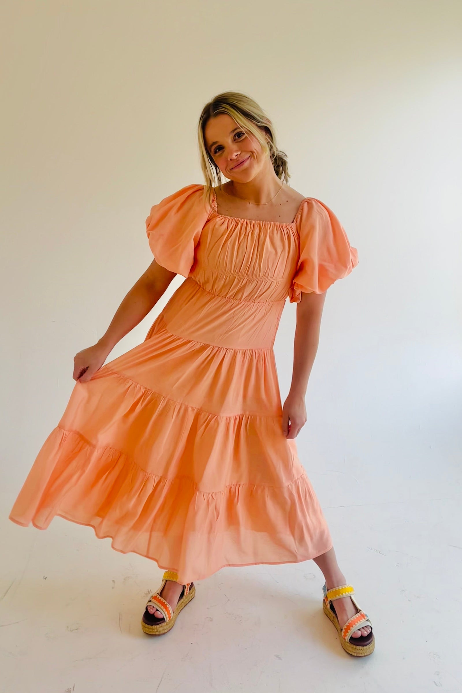 Peach City Dress