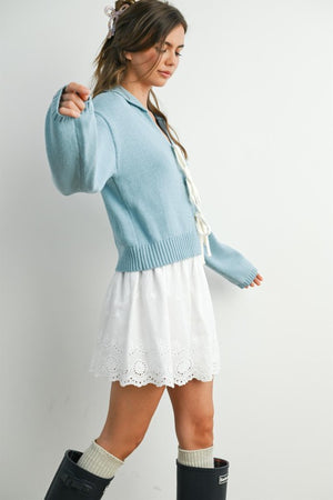Bluebelle Bow Cardigan