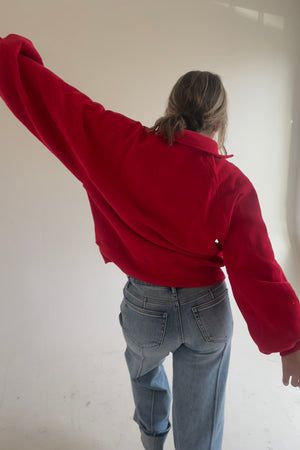 Snap Button Sweatshirt