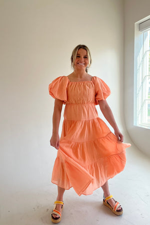 Peach City Dress
