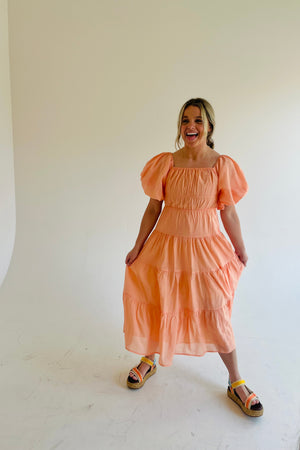 Peach City Dress