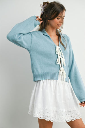 Bluebelle Bow Cardigan