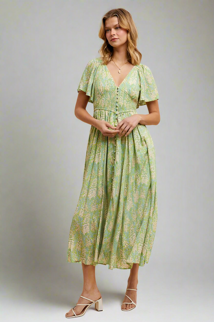 Fern Floral Dress