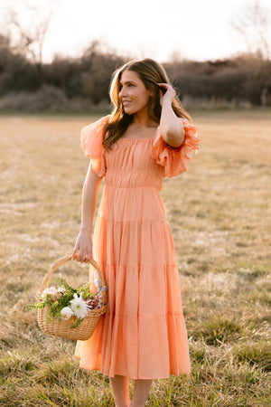 Peach City Dress
