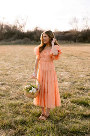 Peach City Dress