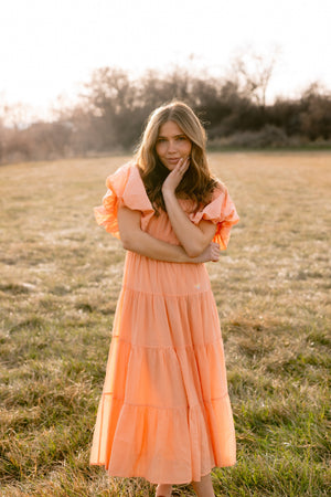 Peach City Dress