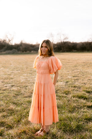 Peach City Dress