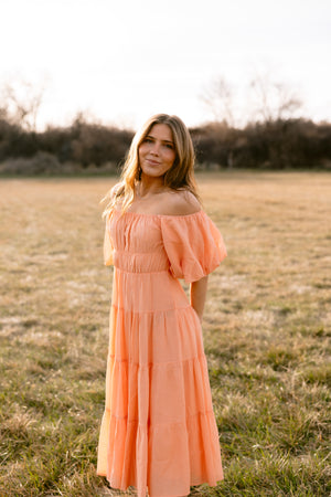 Peach City Dress