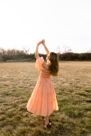 Peach City Dress