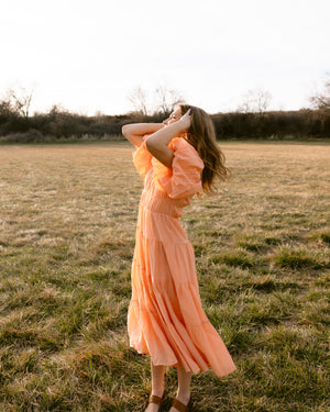 Peach City Dress