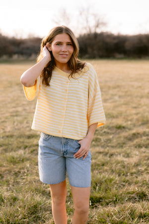 Sunshine Stripe Cardi