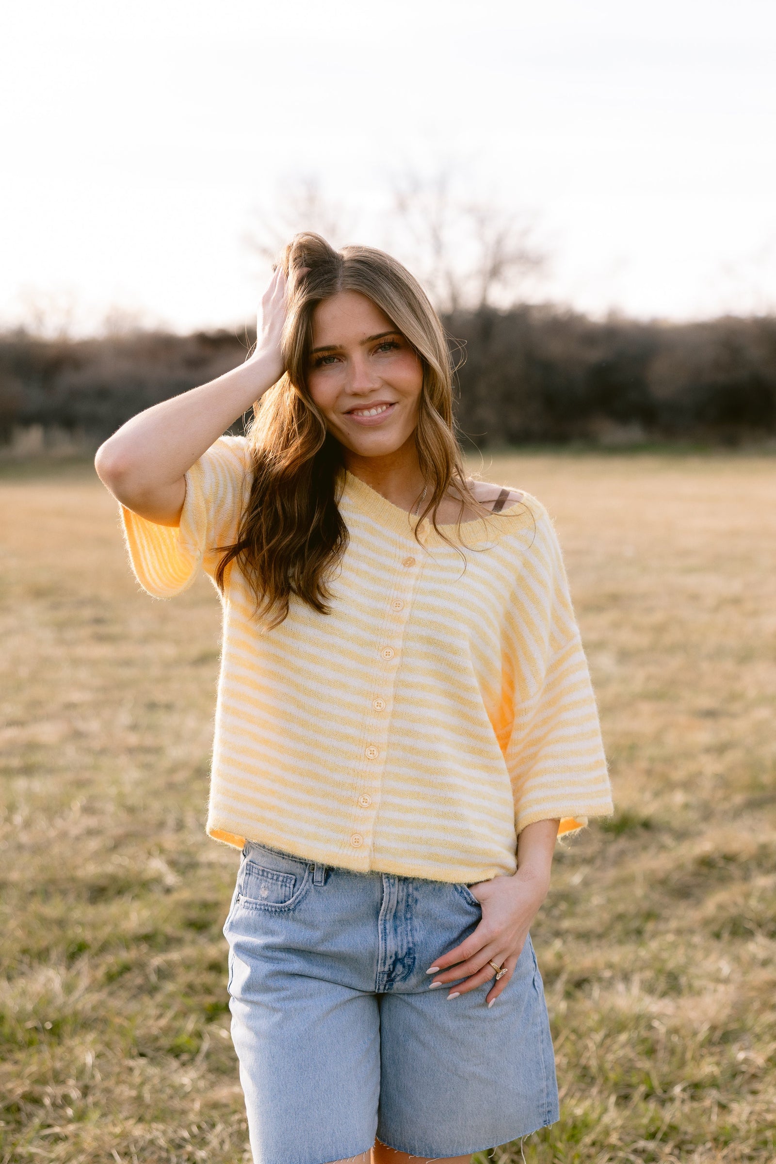 Sunshine Stripe Cardi