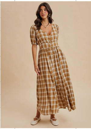 Penny Plaid Dress