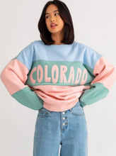 Load image into Gallery viewer, Color Block Colorado Sweatshirt
