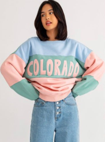 Color Block Colorado Sweatshirt