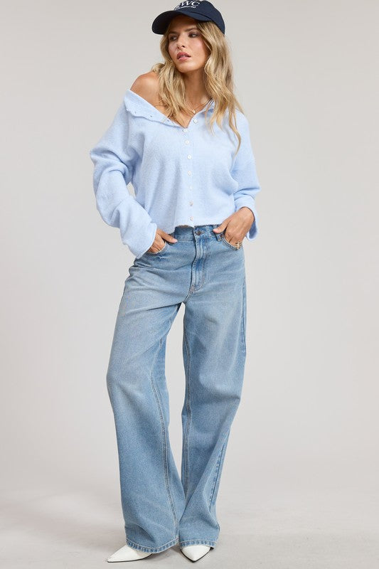 Baby Blue Cardi
