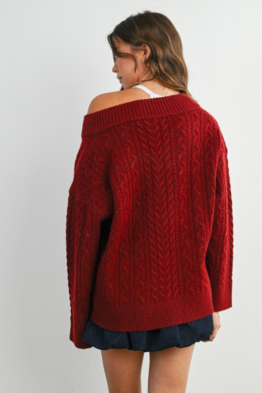 Cable Knit Pullover