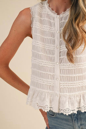 Cloud 9 Lace Top