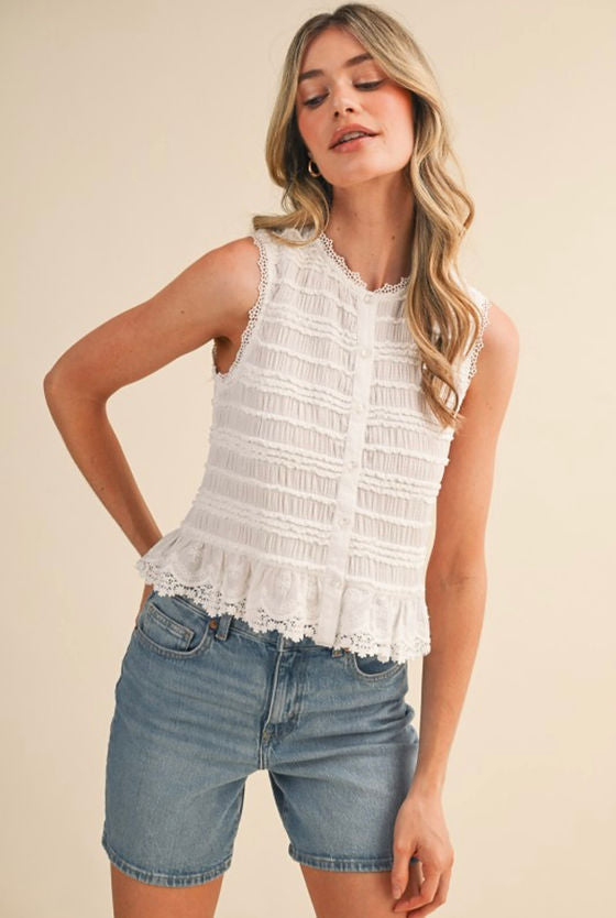Cloud 9 Lace Top