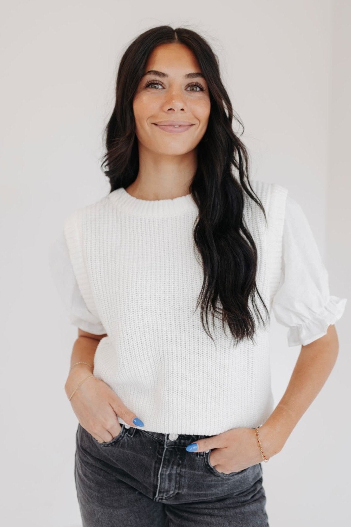 Darling Darla Top in White