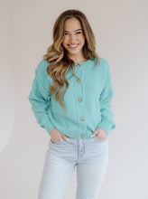 Load image into Gallery viewer, Teal Tide Cardigan
