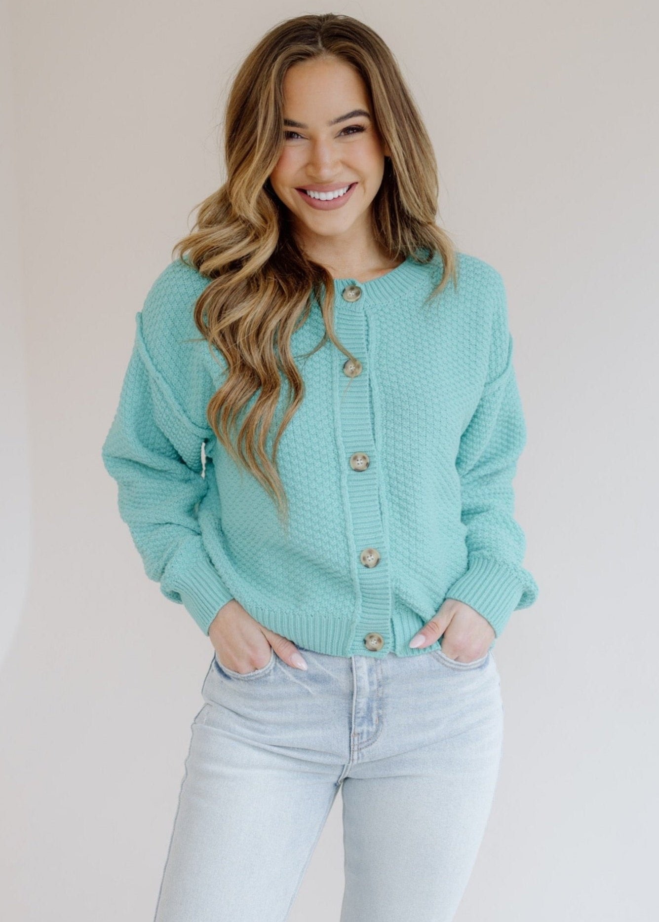 Teal Tide Cardigan