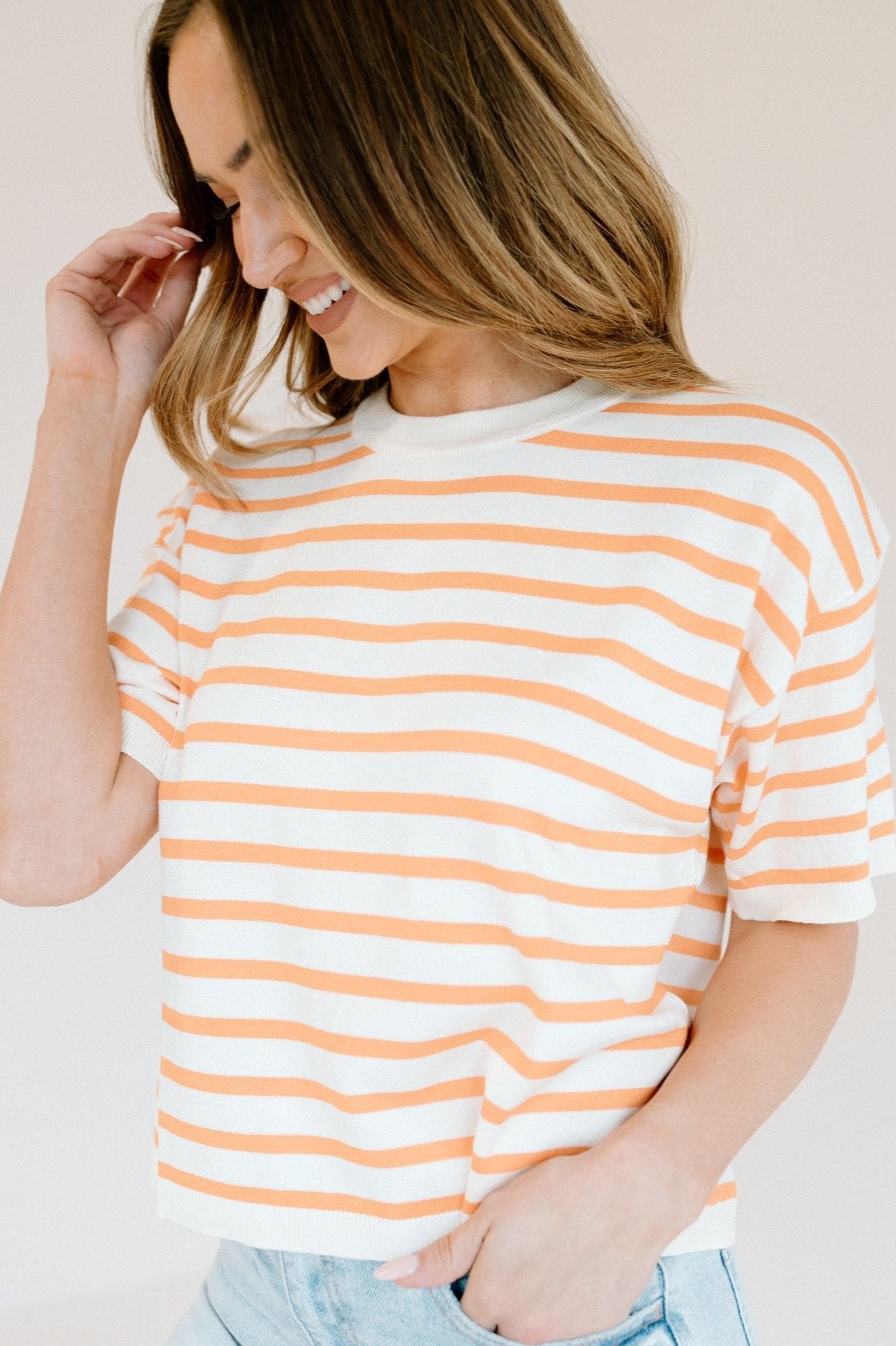 Skater Tee in orange