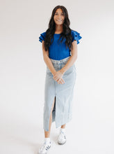 Load image into Gallery viewer, Washed Up Denim Skirt
