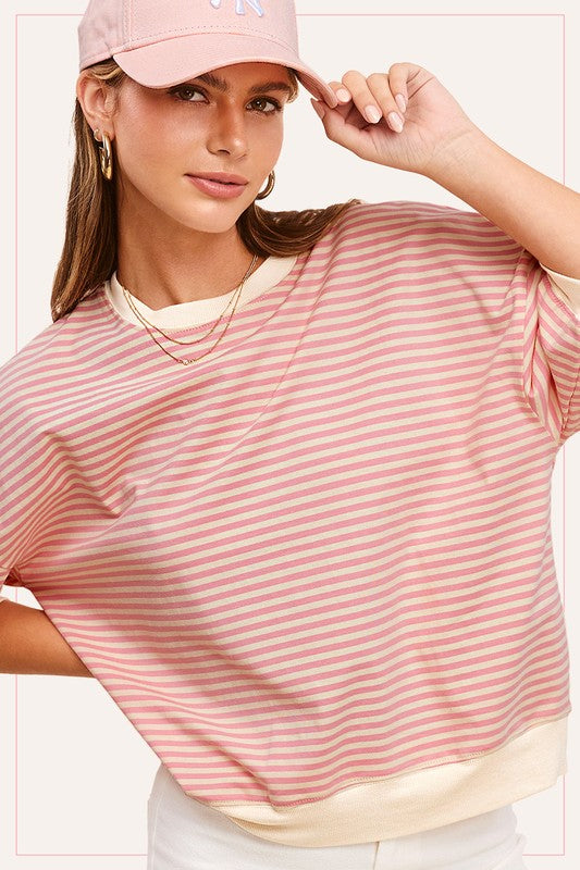 Cotton Candy Striped Top