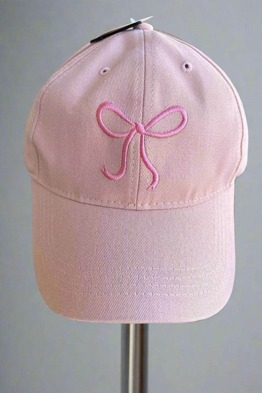 Pink Bow Hat