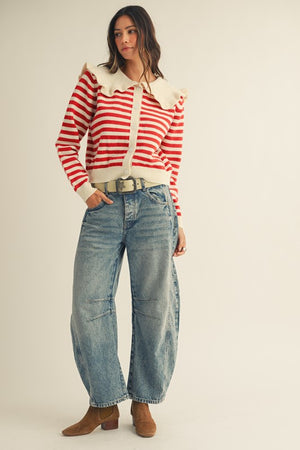 Peppermint Twist Sweater