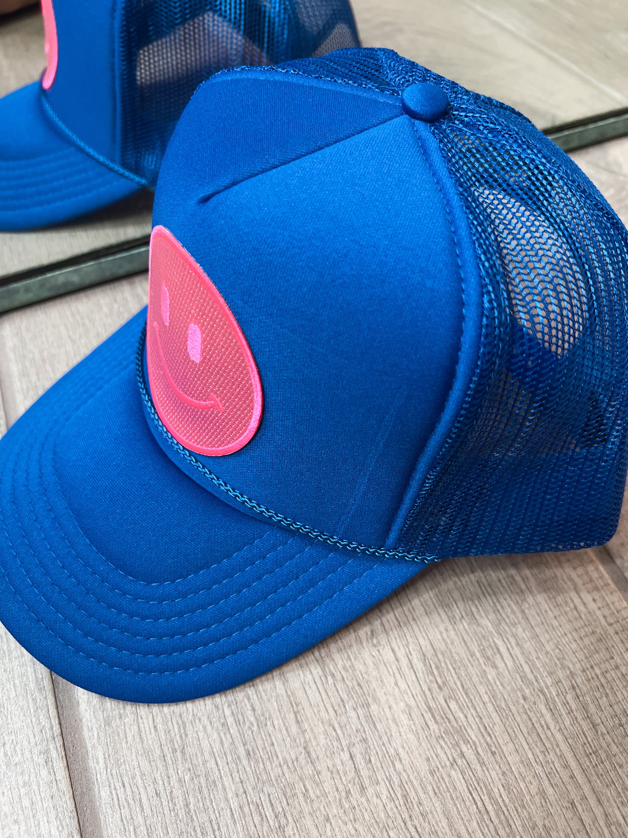 Truck On Hat in blue