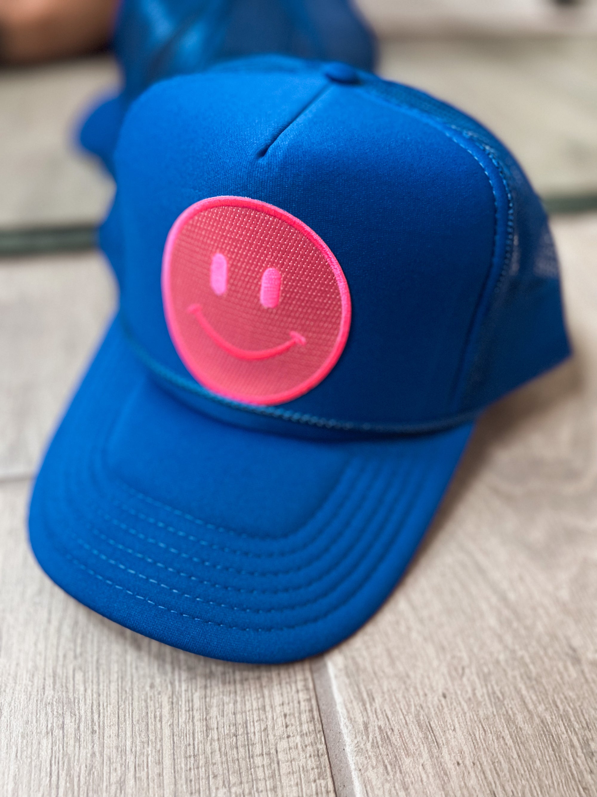 Truck On Hat in blue