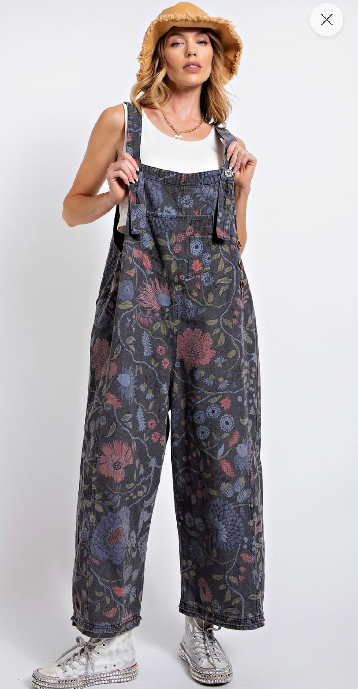 Elsie Overalls in black