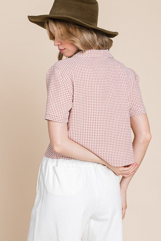 Plaid Button Up Shirt