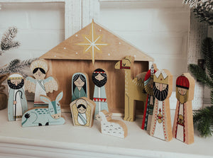 Nativity Scene in Color