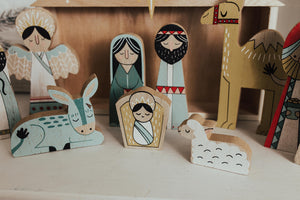 Nativity Scene in Color