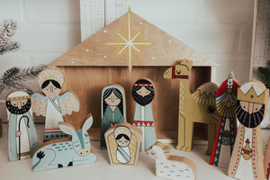 Nativity Scene in Color