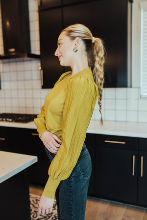 Winter Lime Blouse