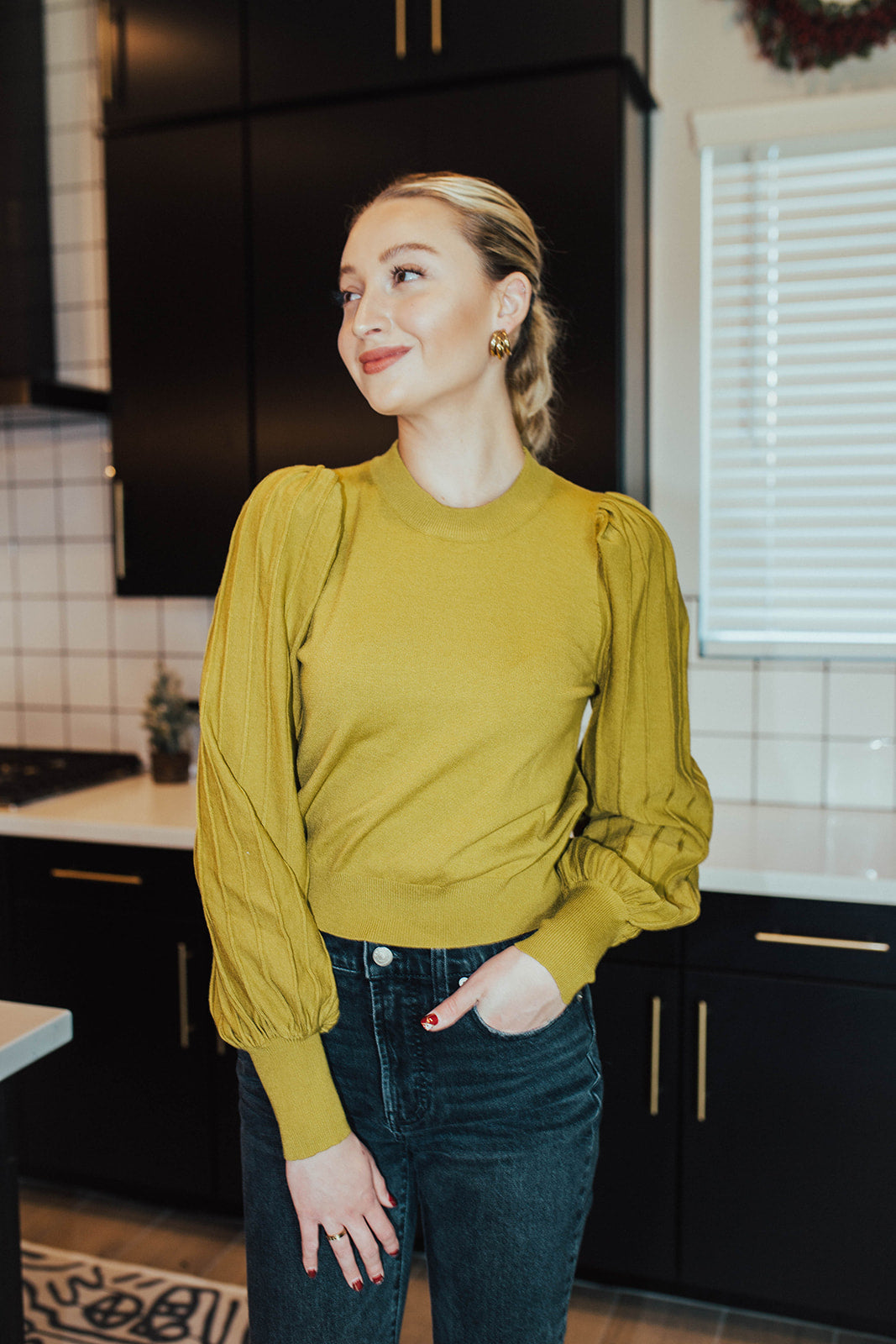 Winter Lime Blouse