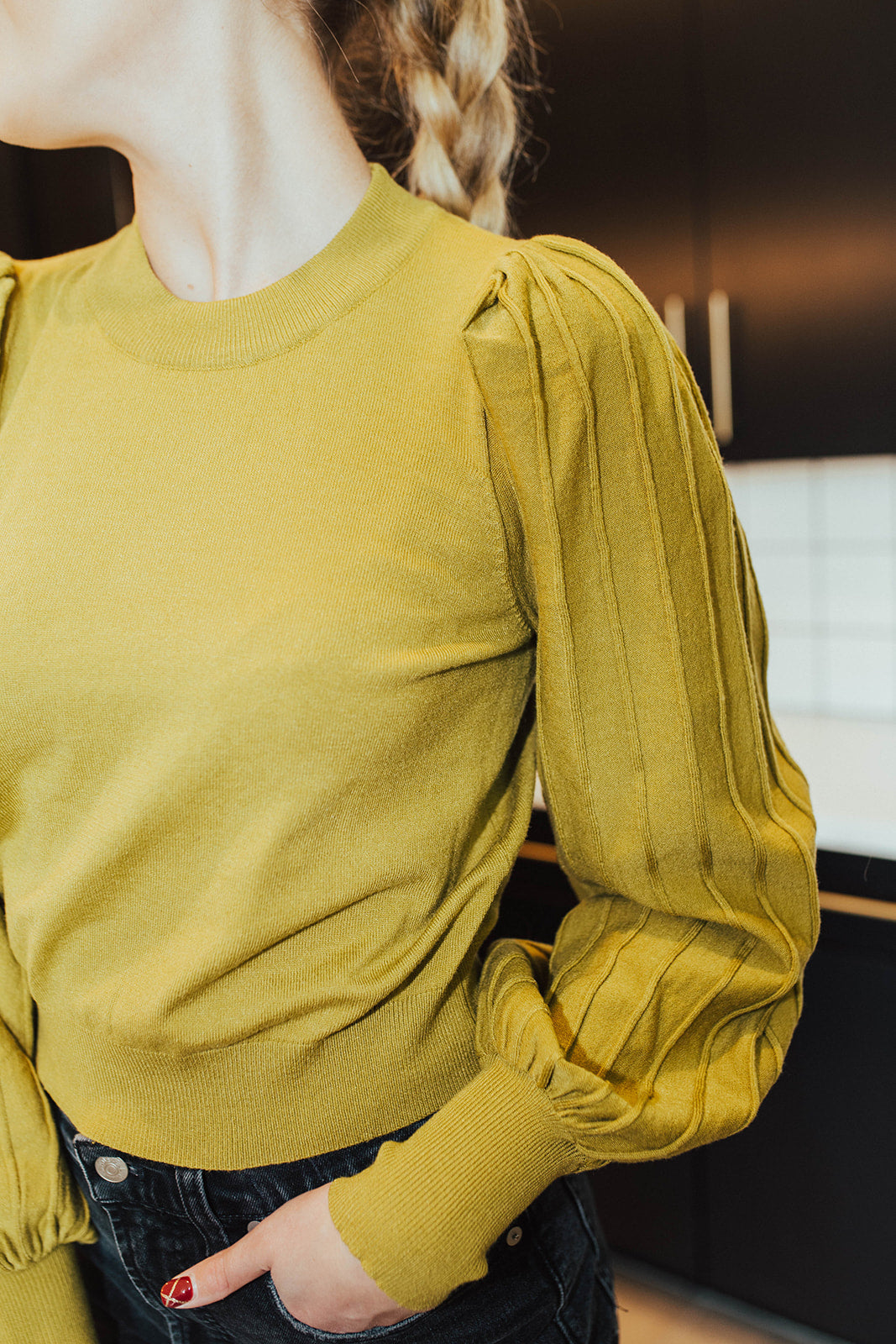 Winter Lime Blouse